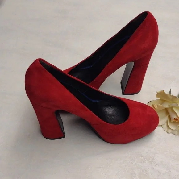 Latitude Femme made in Italy shoes women size 39 ( 8 ) Red color - Picture 10 of 10